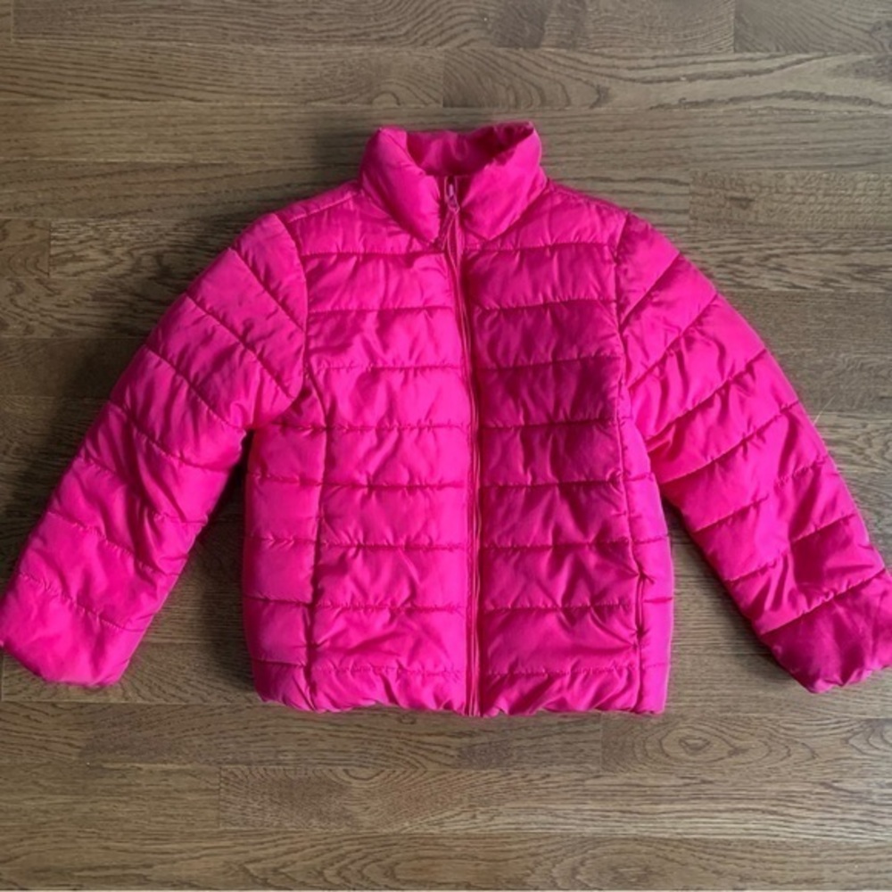 NFS. The Children’s Place Magenta pink puffer jacket size medium 7/8